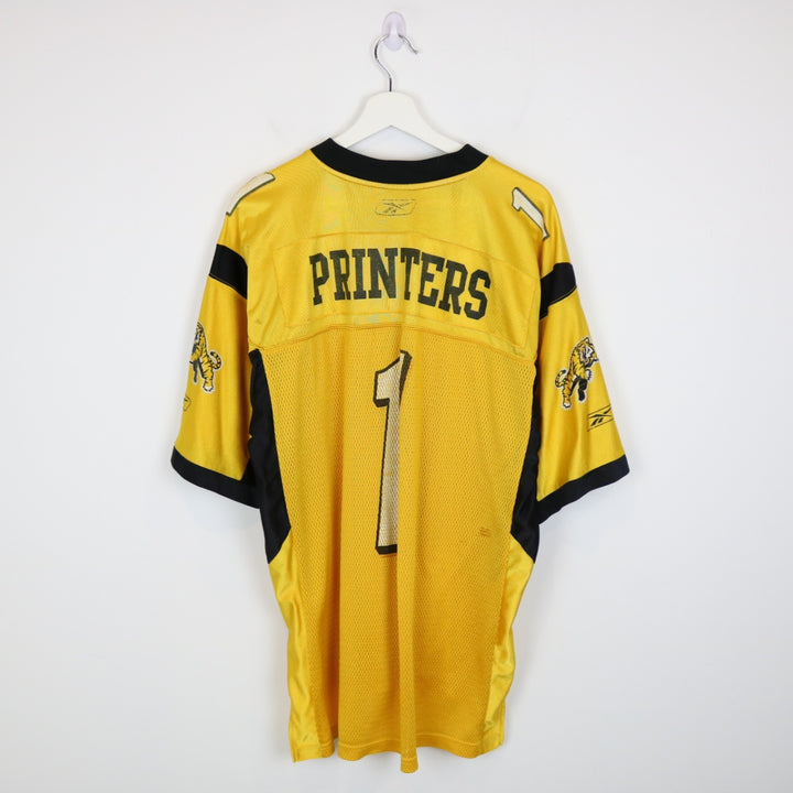 Vintage 00's Printers Hamilton Tiger Cats CFL Jersey - L-NEWLIFE Clothing