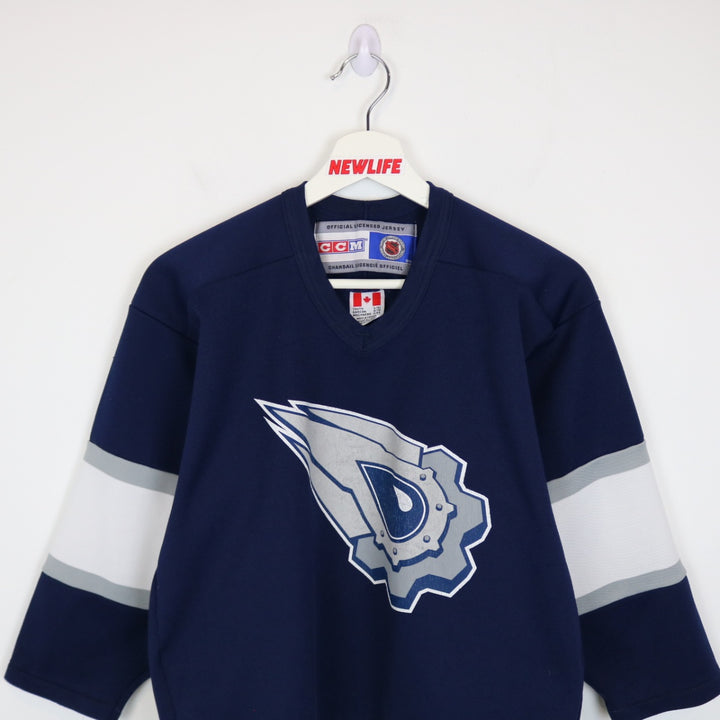 Vintage 00's Edmonton Oilers Oil Drop CCM Jersey - XS-NEWLIFE Clothing