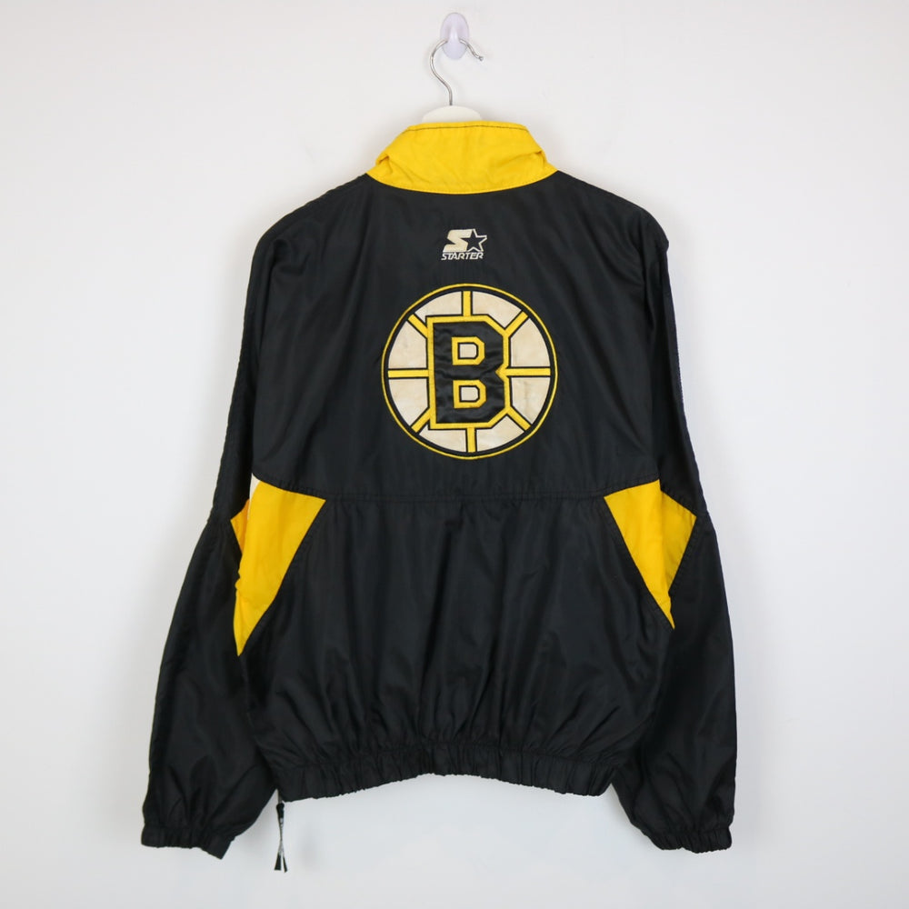 Vintage 90's Boston Bruins Starter NHL Anorak Jacket - M-NEWLIFE Clothing