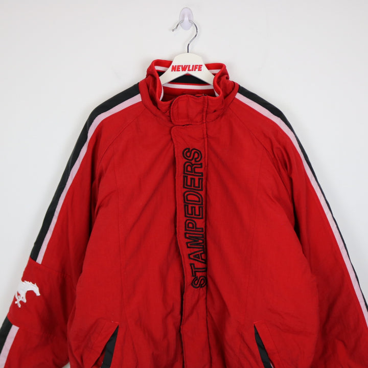 Vintage 90's Calgary Stampeders Starter Jacket - XL-NEWLIFE Clothing