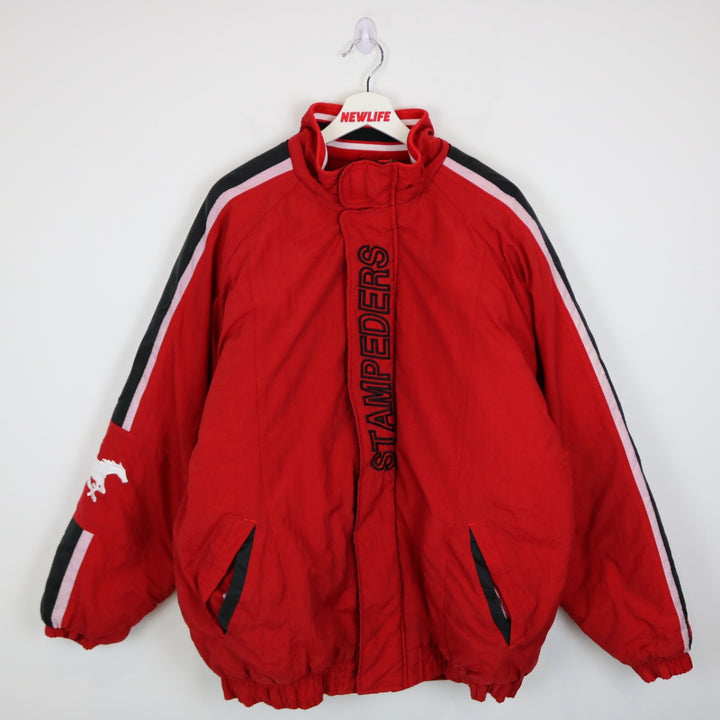 Vintage 90's Calgary Stampeders Starter Jacket - XL-NEWLIFE Clothing