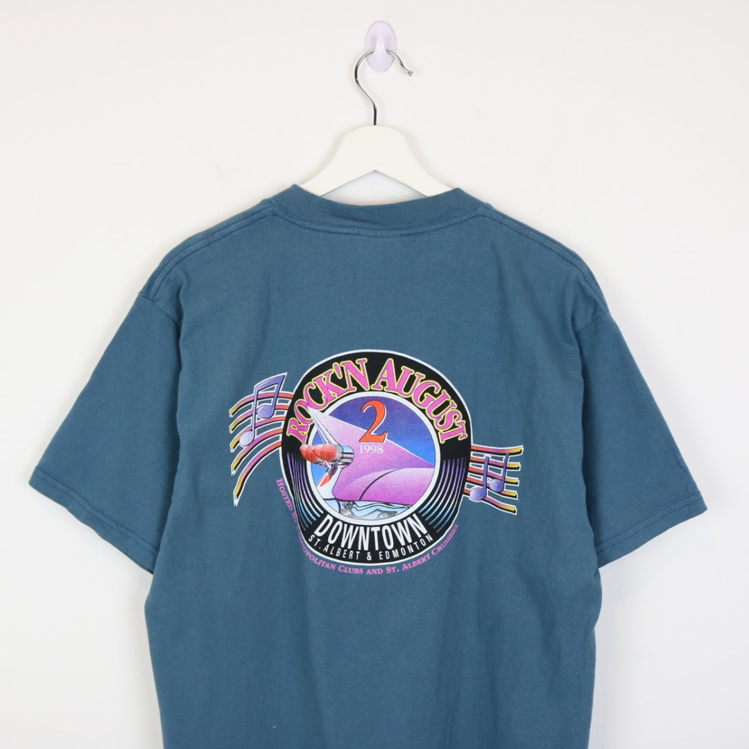 Vintage 1998 Rock'n August Car Tee - M-NEWLIFE Clothing