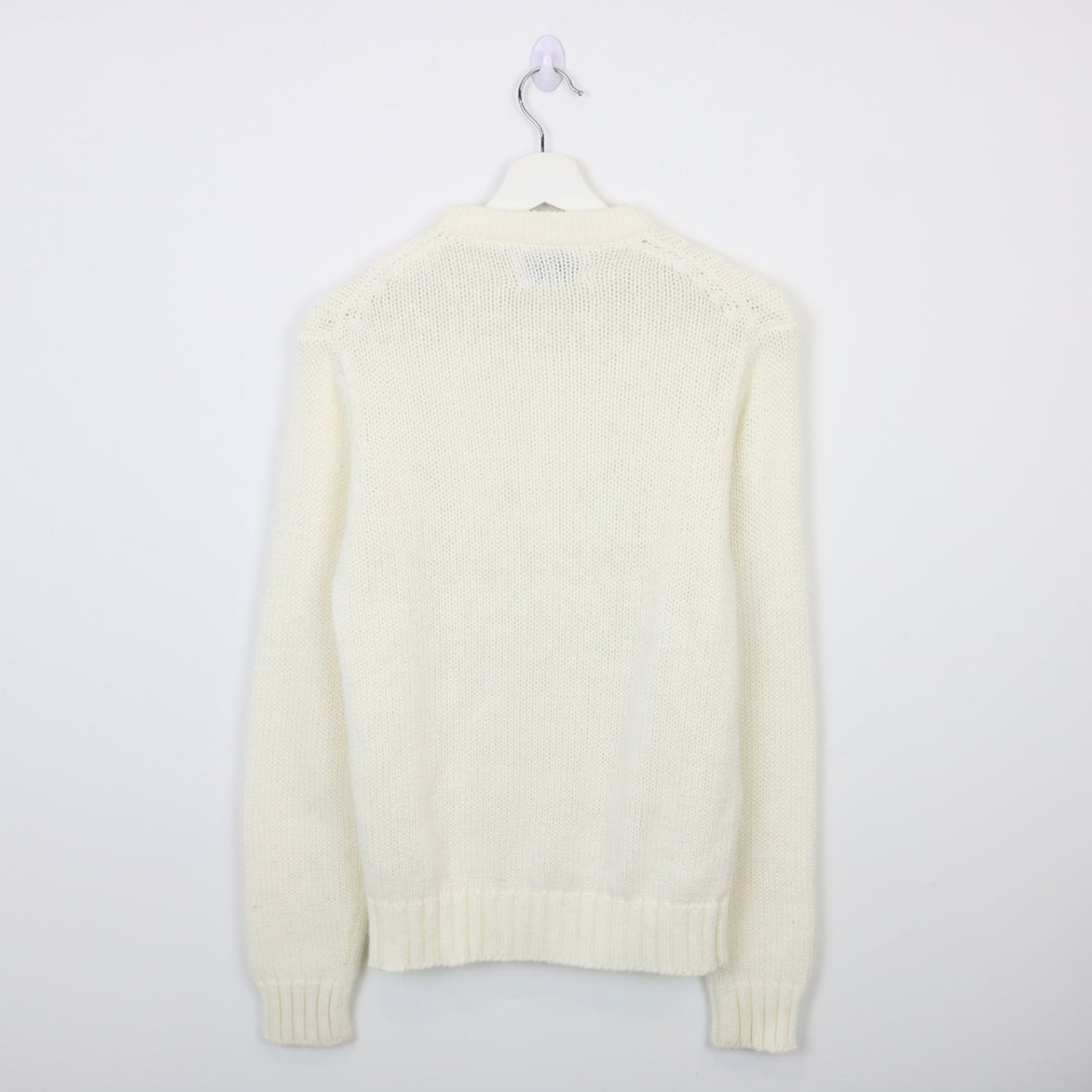 Vintage 80's Sears Cable Knit Sweater - XS-NEWLIFE Clothing