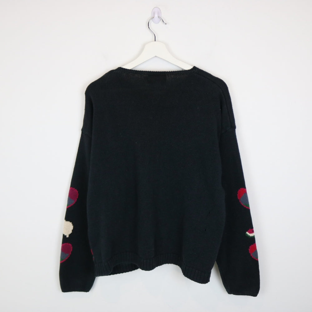 Vintage 90's School Shelf Woolrich Patterned Knit Cardigan - L-NEWLIFE Clothing
