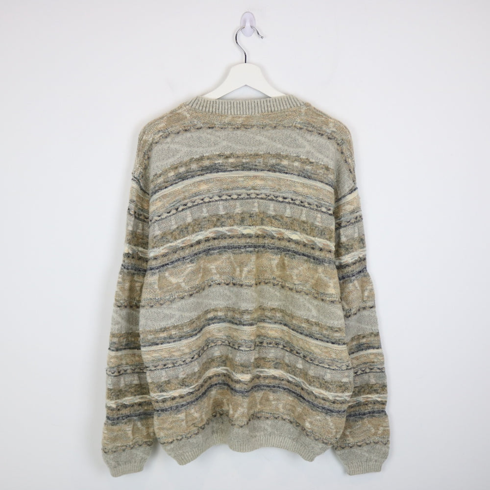 Vintage Coogi Style Textured Knit Sweater - M/L-NEWLIFE Clothing