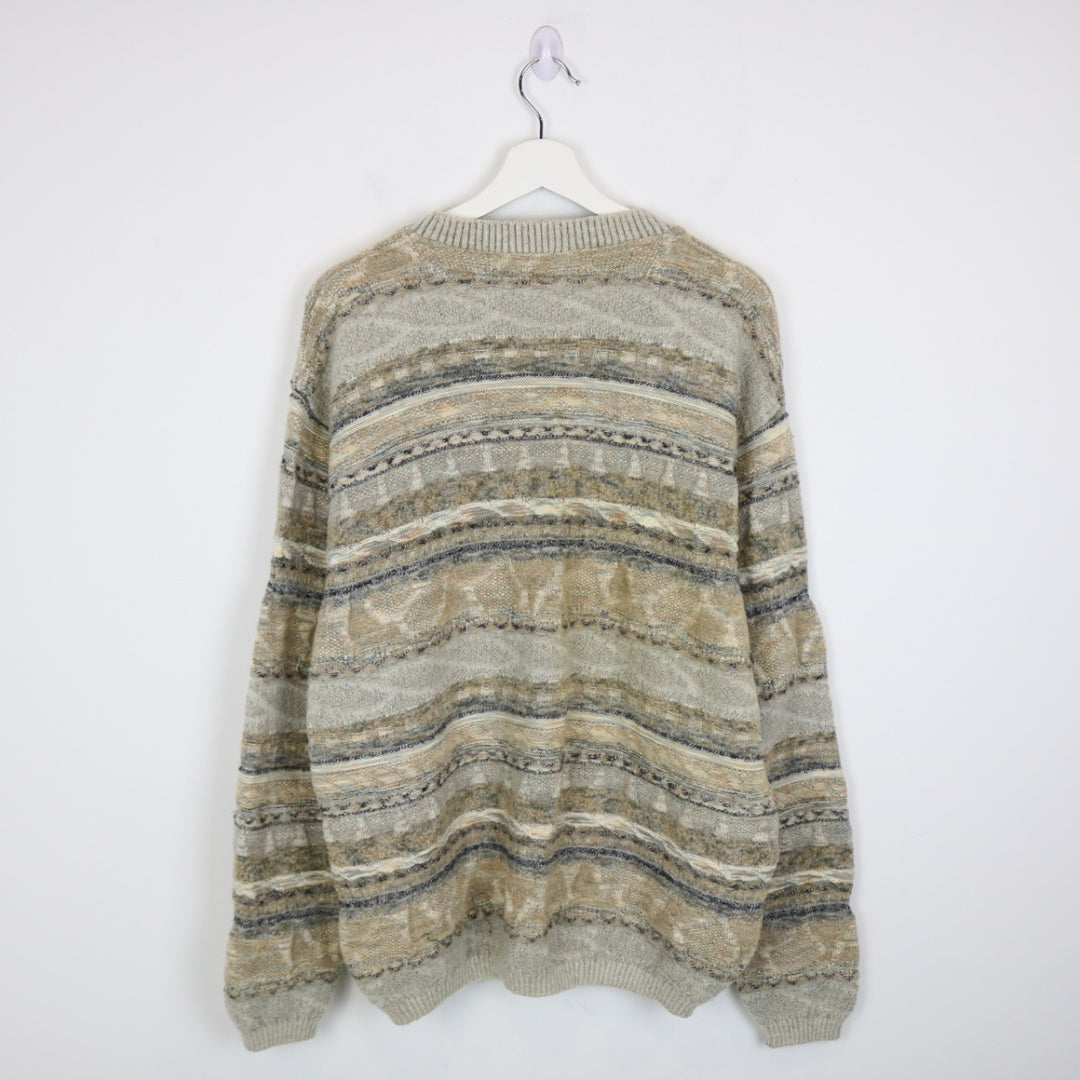 Vintage Coogi Style Textured Knit Sweater - M/L-NEWLIFE Clothing