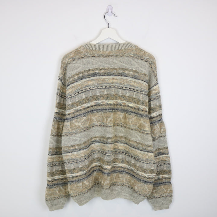 Vintage Coogi Style Textured Knit Sweater - M/L-NEWLIFE Clothing