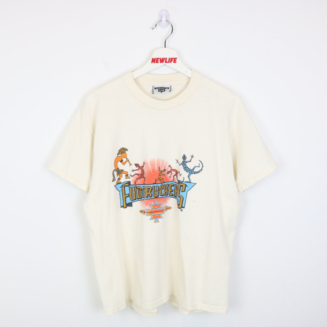 Vintage 90's Fuddruckers Tee - L-NEWLIFE Clothing