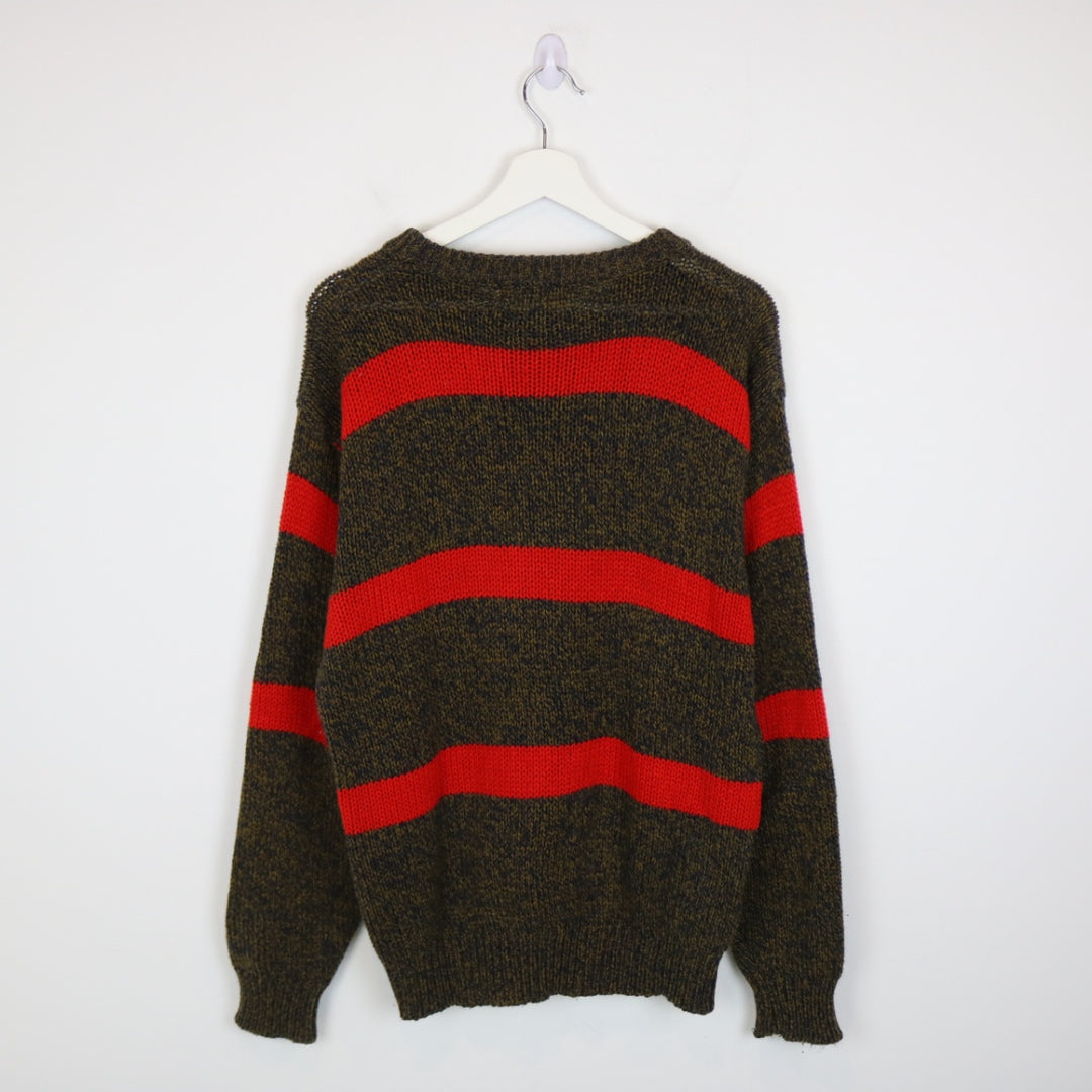 Vintage 80's Lion Knit Sweater - M-NEWLIFE Clothing