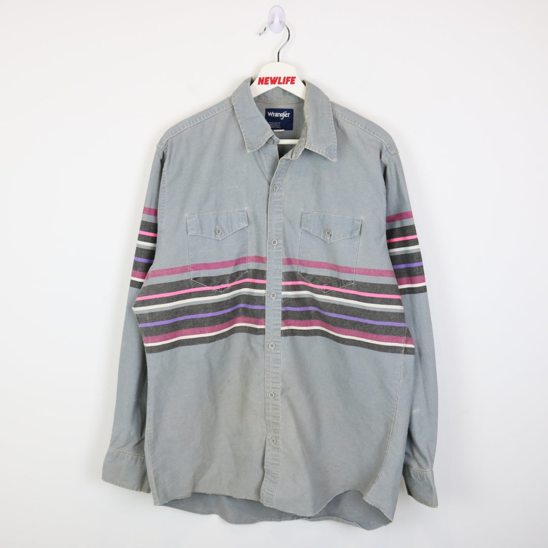 Vintage 80's Wrangler Western Button Up - L-NEWLIFE Clothing