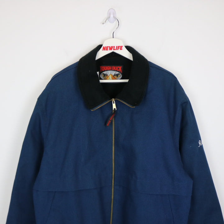 Vintage Tough Duck Fleece Lined Work Jacket - XL-NEWLIFE Clothing