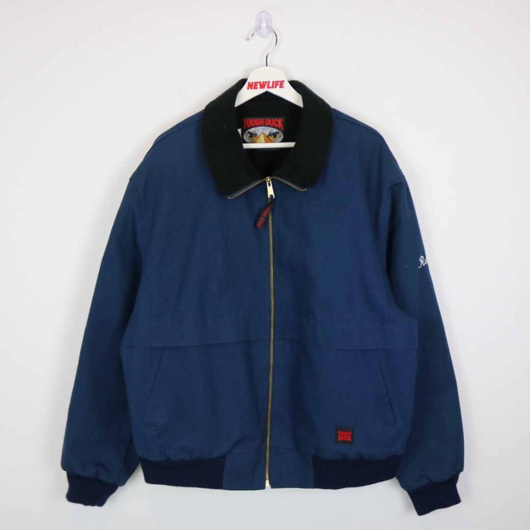 Vintage Tough Duck Fleece Lined Work Jacket - XL-NEWLIFE Clothing