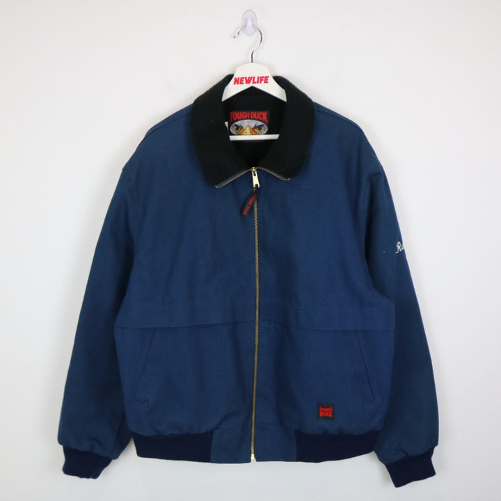 Vintage Tough Duck Fleece Lined Work Jacket - XL-NEWLIFE Clothing