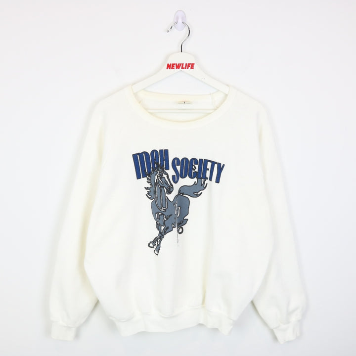 Vintage 80's Mah Society Crewneck - L-NEWLIFE Clothing