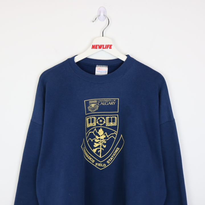 Vintage 90's University of Calgary Crewneck - XL-NEWLIFE Clothing