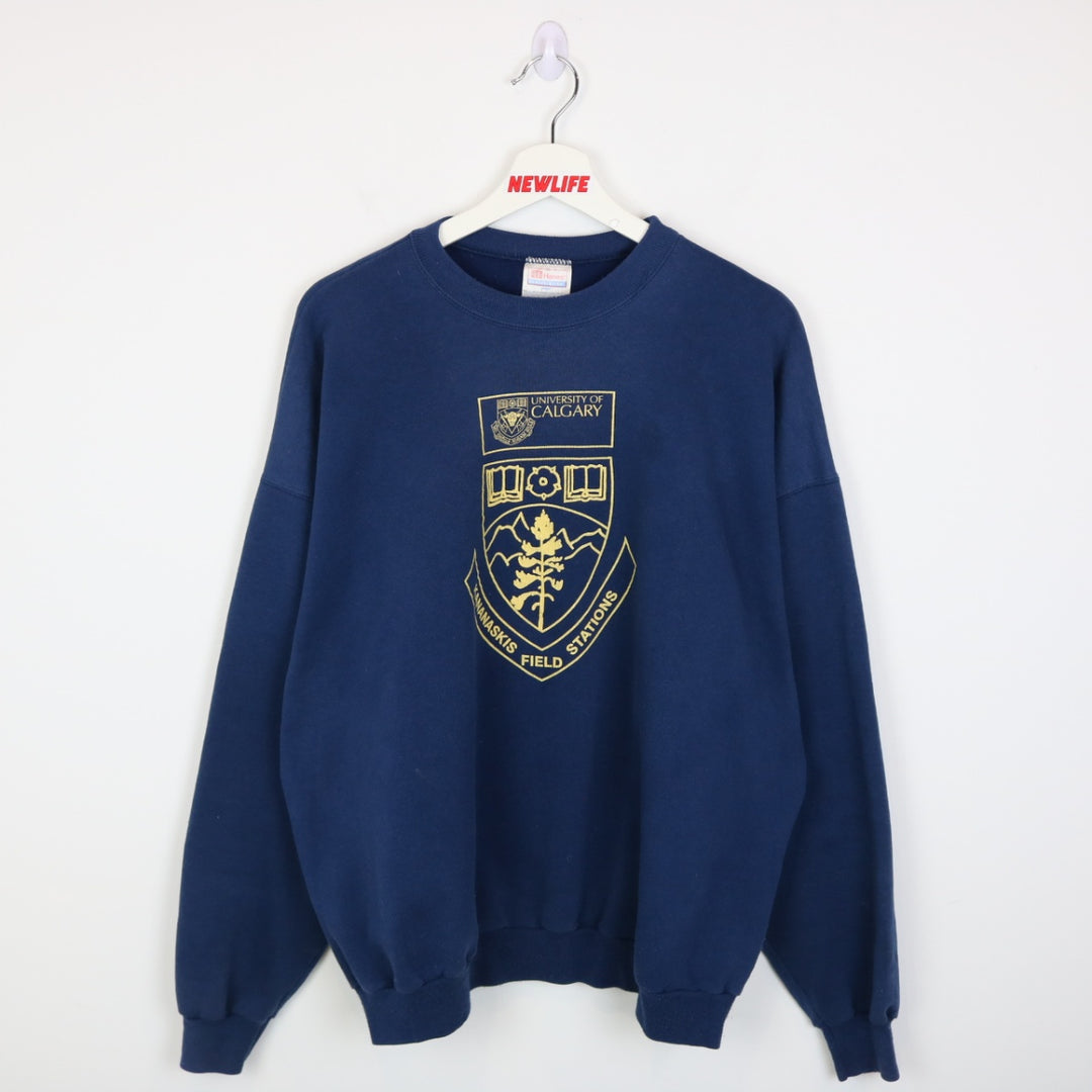 Vintage 90's University of Calgary Crewneck - XL-NEWLIFE Clothing