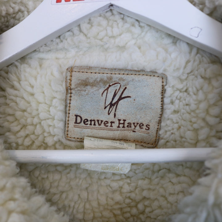 Vintage 90's Denver Hayes Sherpa Lined Denim Jacket - S-NEWLIFE Clothing