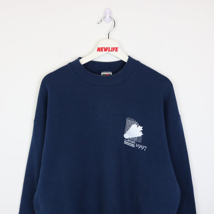 Vintage 1997 Badminton Championships Crewneck - L-NEWLIFE Clothing