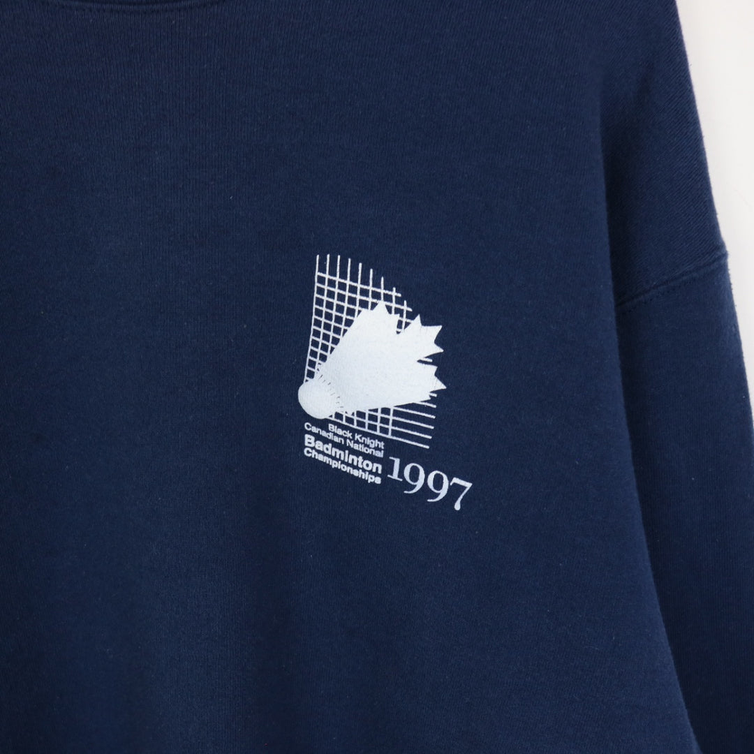 Vintage 1997 Badminton Championships Crewneck - L-NEWLIFE Clothing