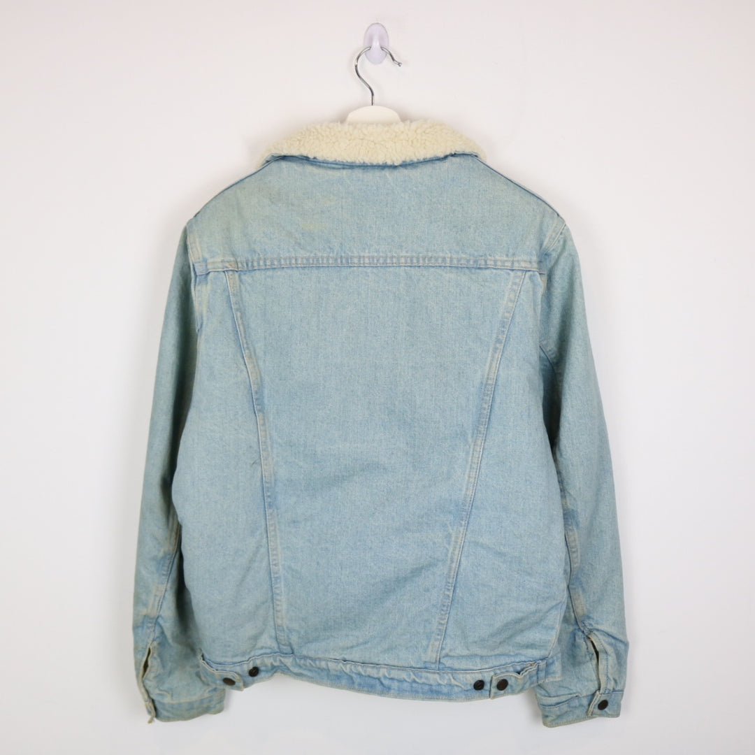 Vintage 90's Denver Hayes Sherpa Lined Denim Jacket - S-NEWLIFE Clothing