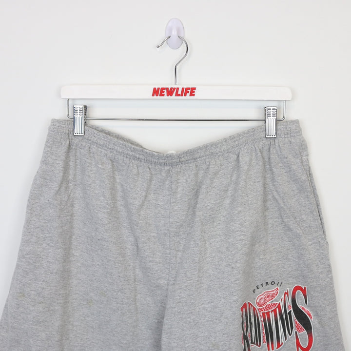 Vintage 90's Detroit Red Wings Sweat Shorts - XL-NEWLIFE Clothing