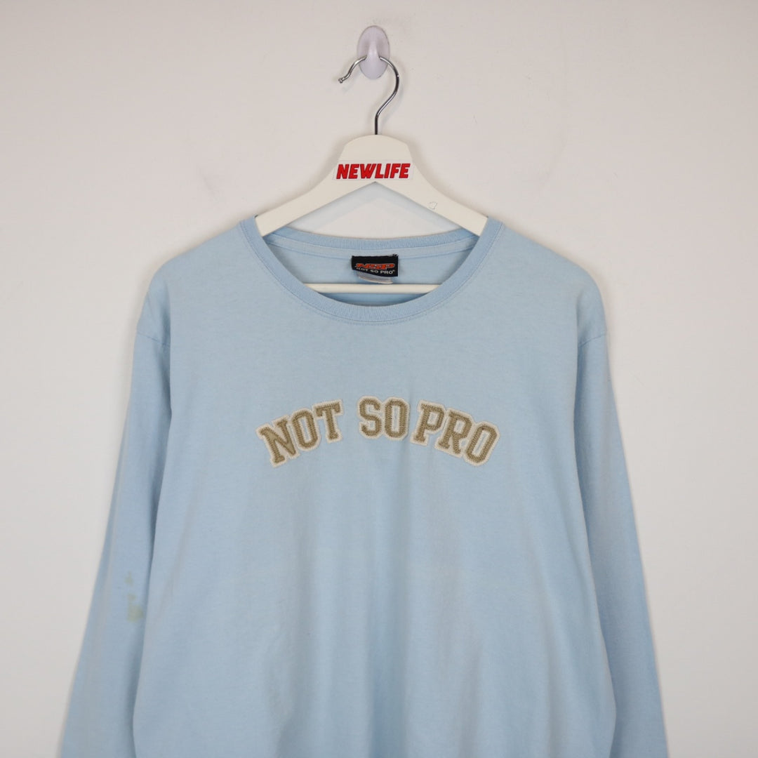 Vintage 00's Not So Pro Long Sleeve Tee - XL-NEWLIFE Clothing