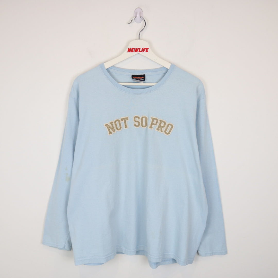 Vintage 00's Not So Pro Long Sleeve Tee - XL-NEWLIFE Clothing