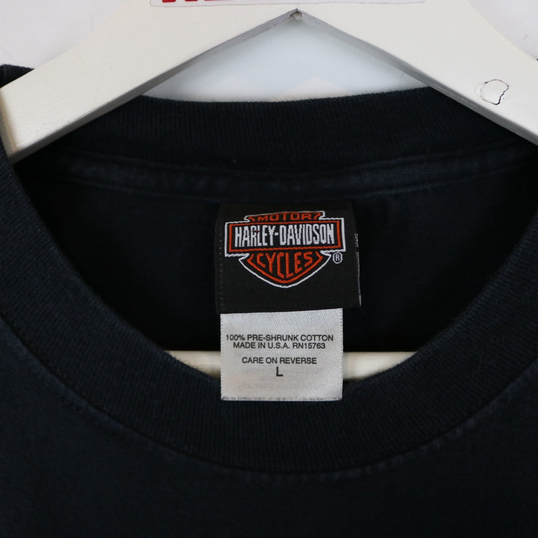 Vintage 2008 Harley Davidson Halifax Nova Scotia Tee - L-NEWLIFE Clothing