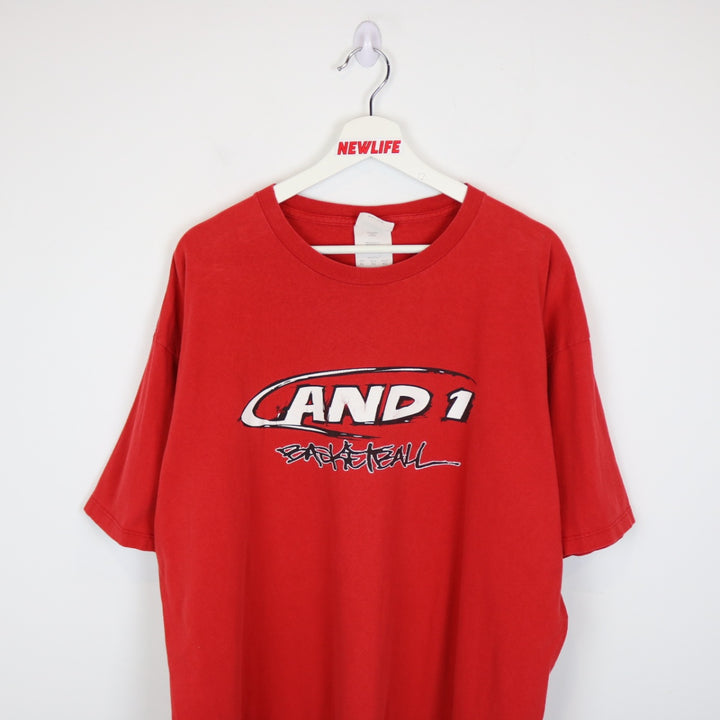 Vintage 90's AND1 Basketball Tee - XXL-NEWLIFE Clothing