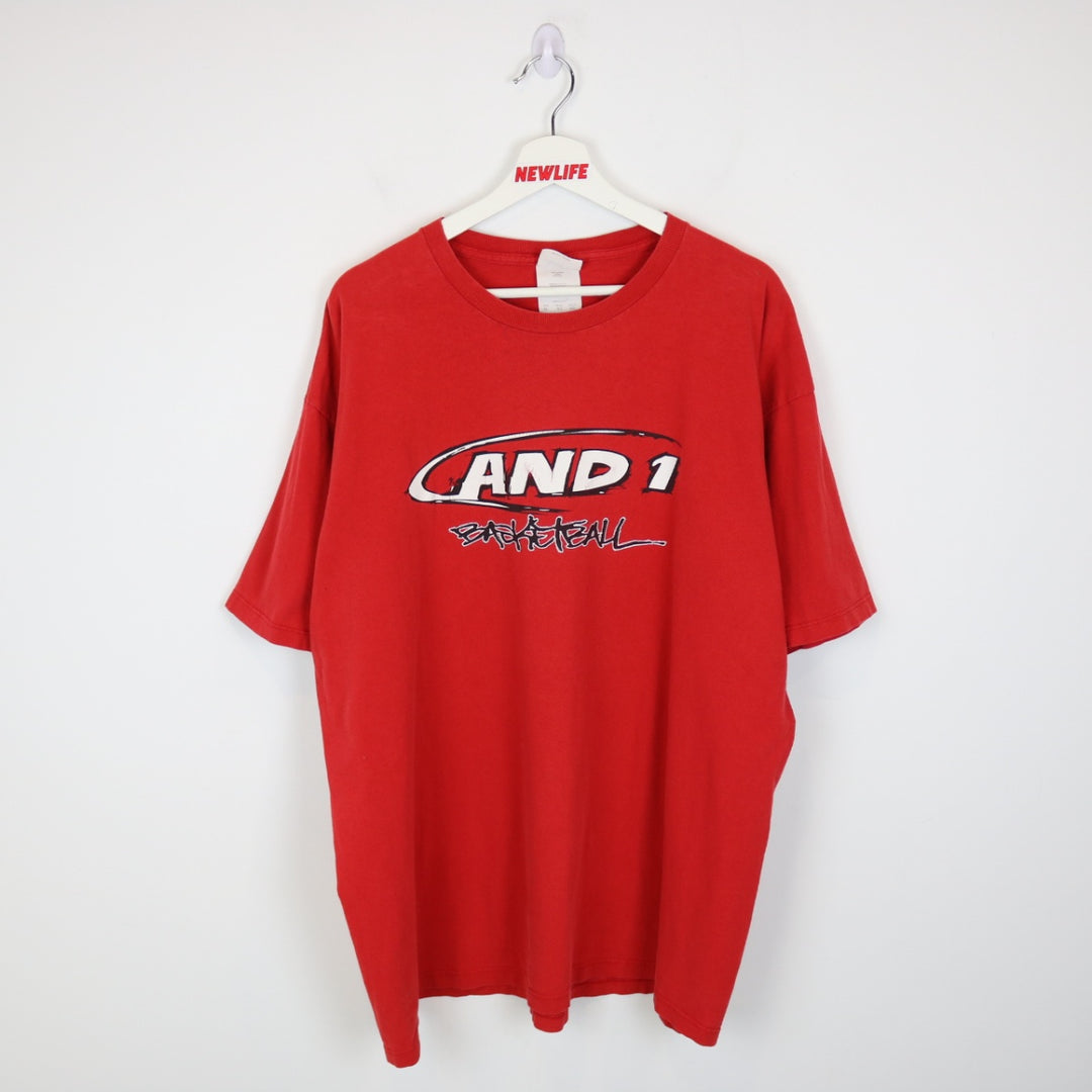 Vintage 90's AND1 Basketball Tee - XXL-NEWLIFE Clothing