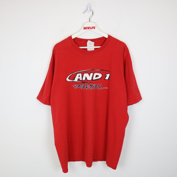 Vintage 90's AND1 Basketball Tee - XXL-NEWLIFE Clothing