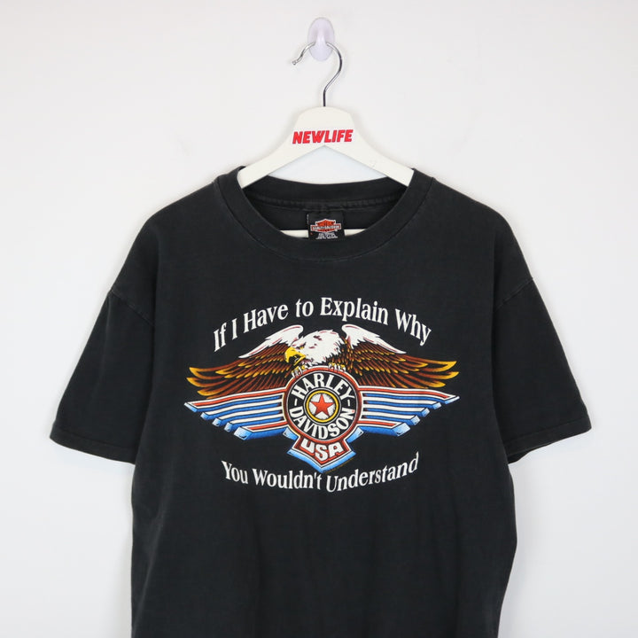 Vintage 1993 Harley Davidson Sturgis Tee - L-NEWLIFE Clothing