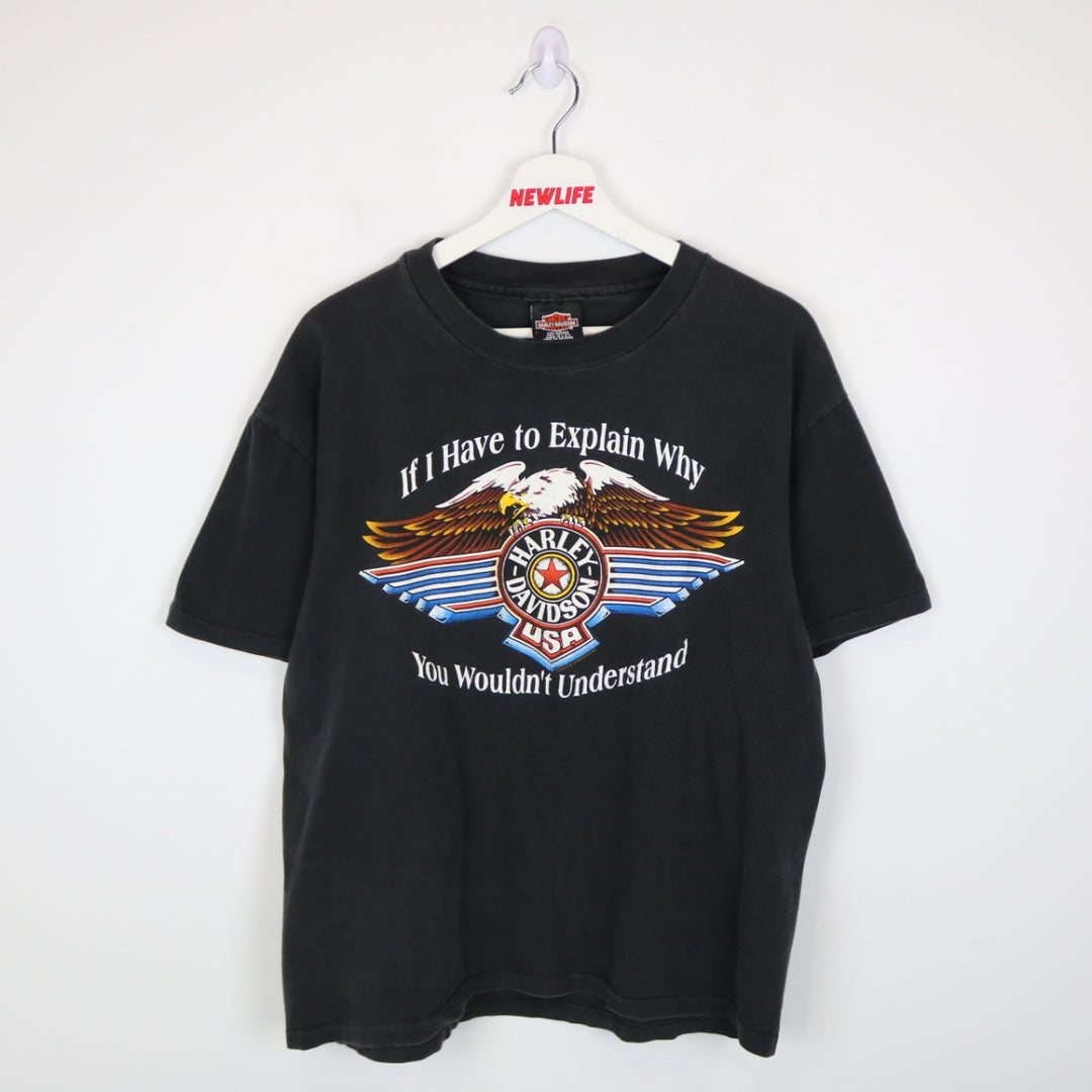 Vintage 1993 Harley Davidson Sturgis Tee - L-NEWLIFE Clothing