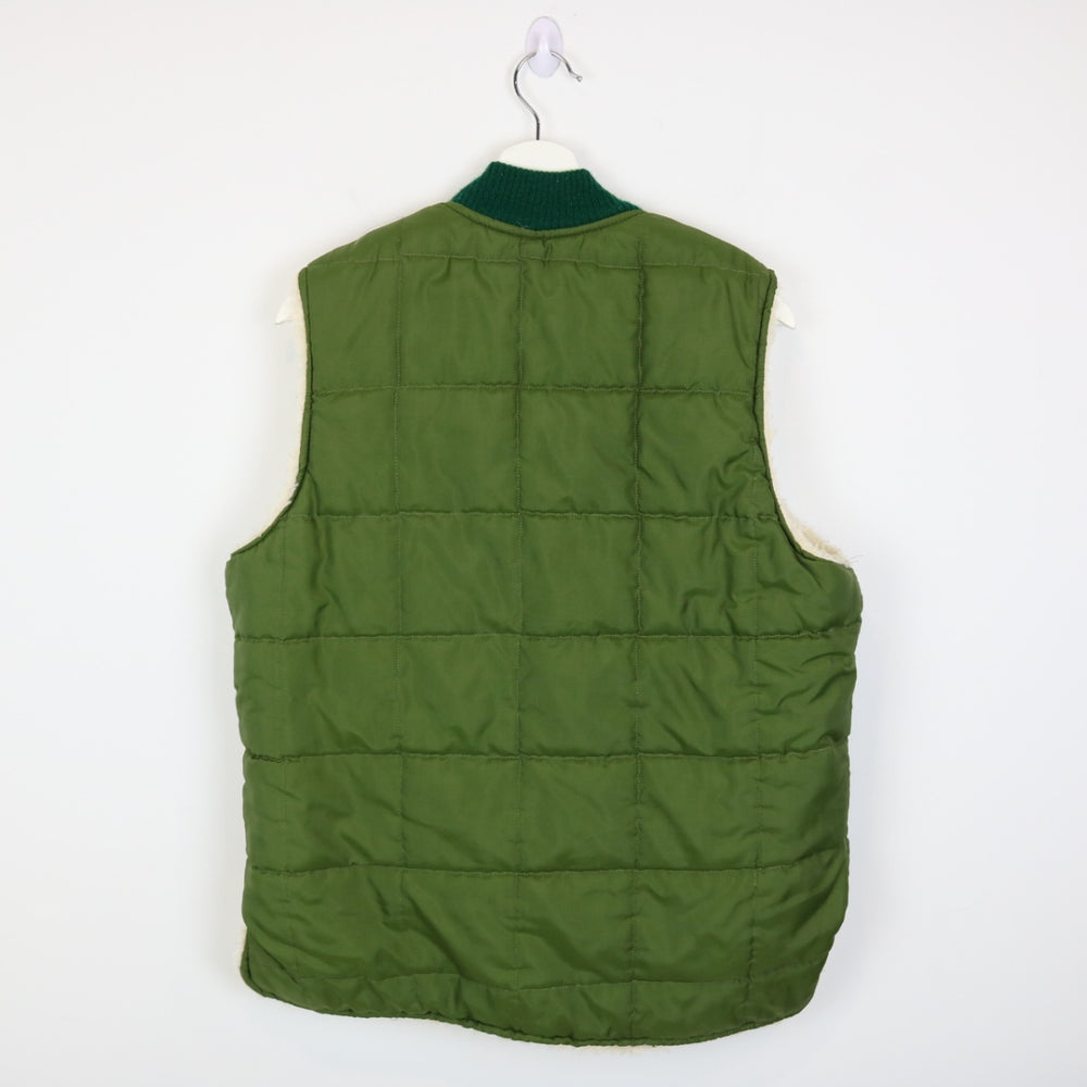 Vintage 80's Sherpa Lined Vest - S-NEWLIFE Clothing