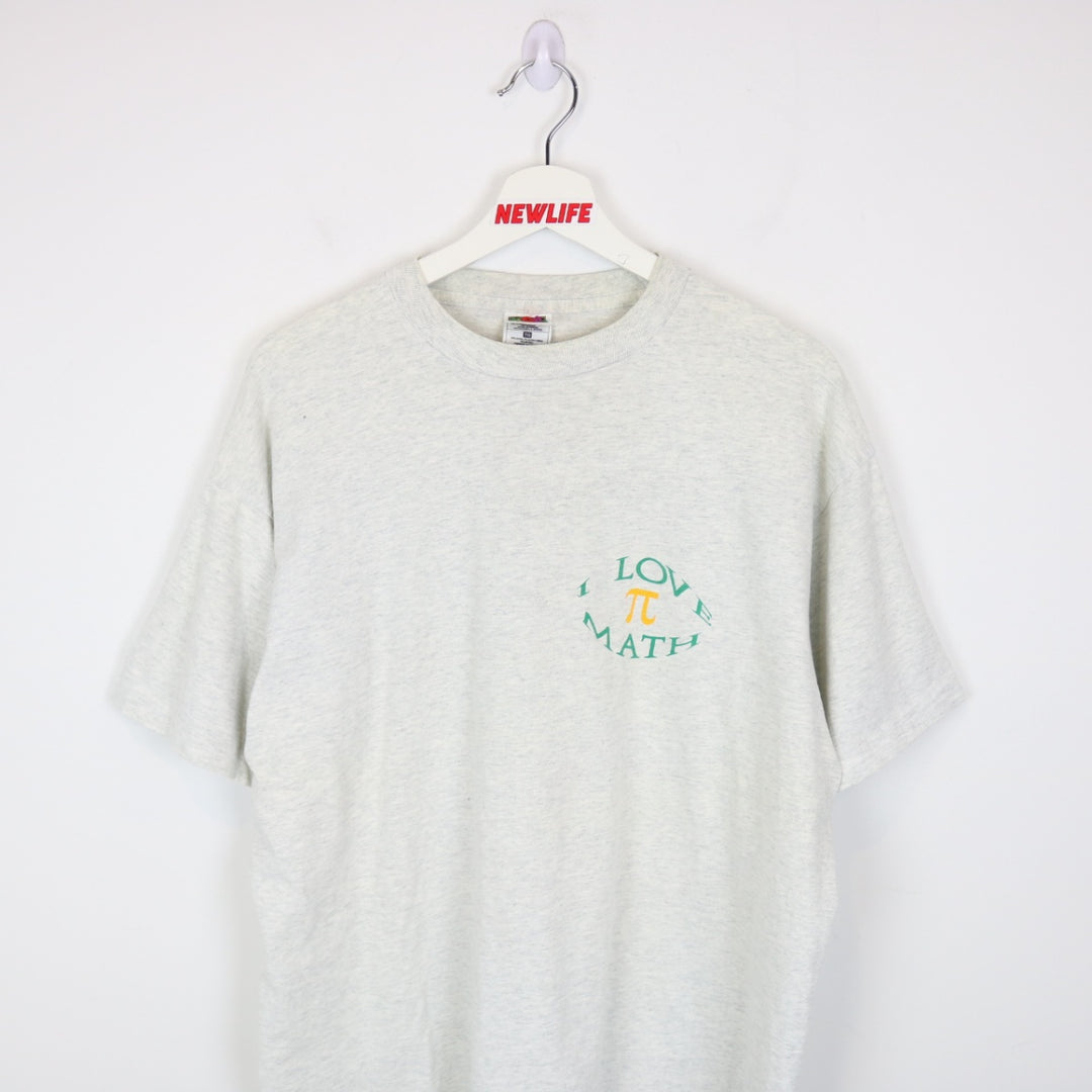 Vintage 90's I Love Math Tee - L-NEWLIFE Clothing