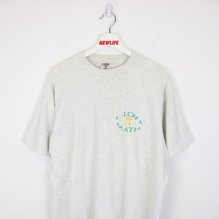 Vintage 90's I Love Math Tee - L-NEWLIFE Clothing