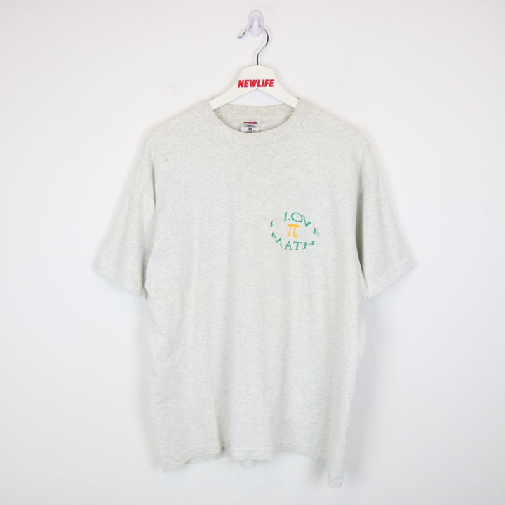 Vintage 90's I Love Math Tee - L-NEWLIFE Clothing