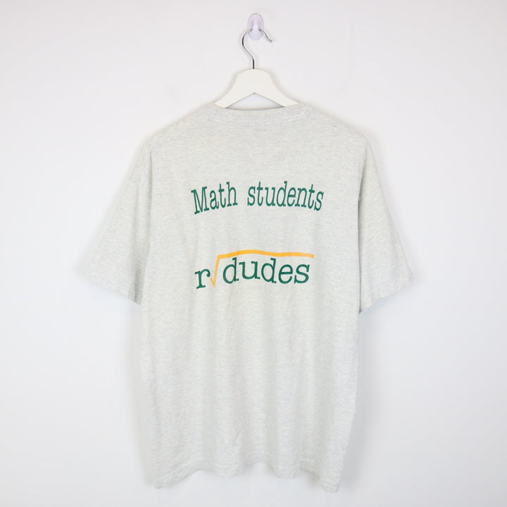 Vintage 90's I Love Math Tee - L-NEWLIFE Clothing