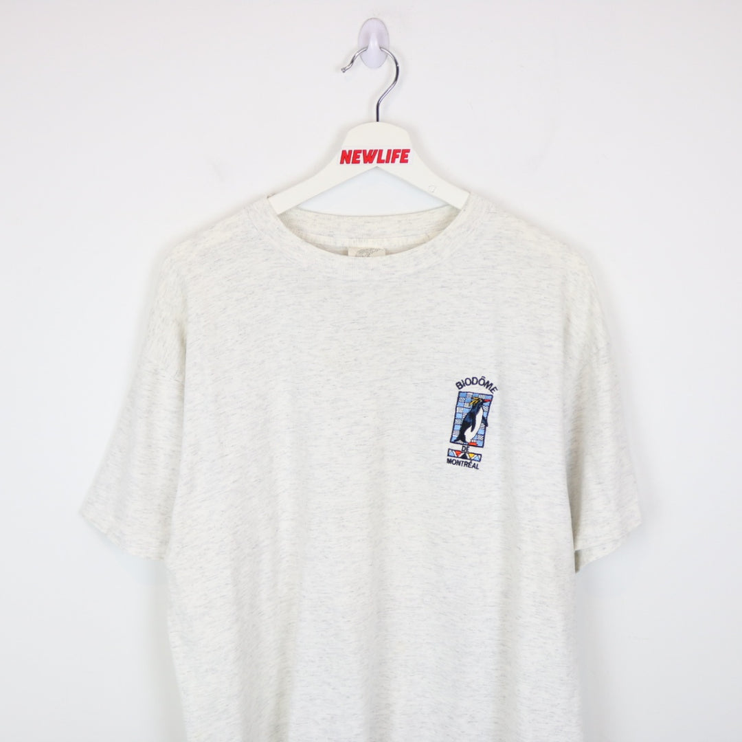 Vintage 90's Biodome De Montreal Penguin Tee - L-NEWLIFE Clothing
