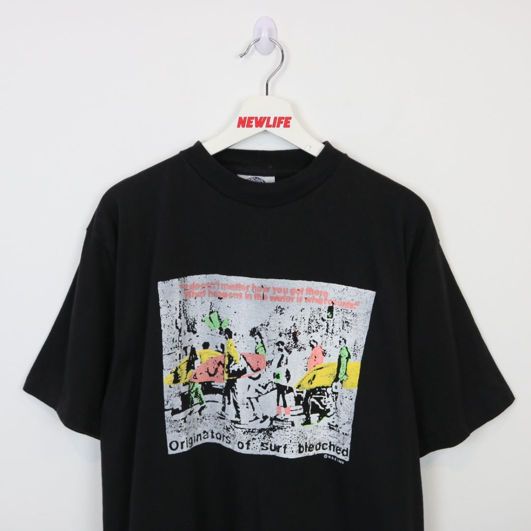 Vintage 1989 Originators of Surf Tee - L-NEWLIFE Clothing