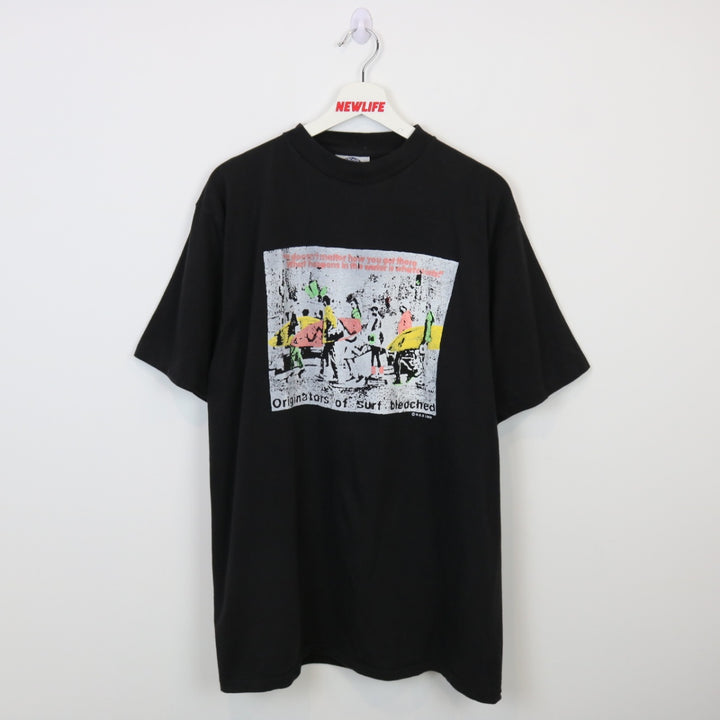 Vintage 1989 Originators of Surf Tee - L-NEWLIFE Clothing