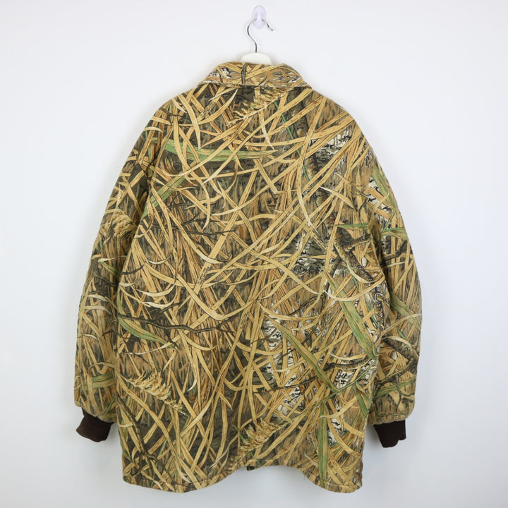 Vintage 80's Skyline Fall Flight Camo Quilt Lined Jacket - XL-NEWLIFE Clothing