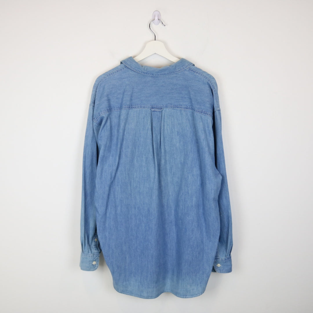 Vintage 1998 Looney Tunes Denim Button Up - L-NEWLIFE Clothing