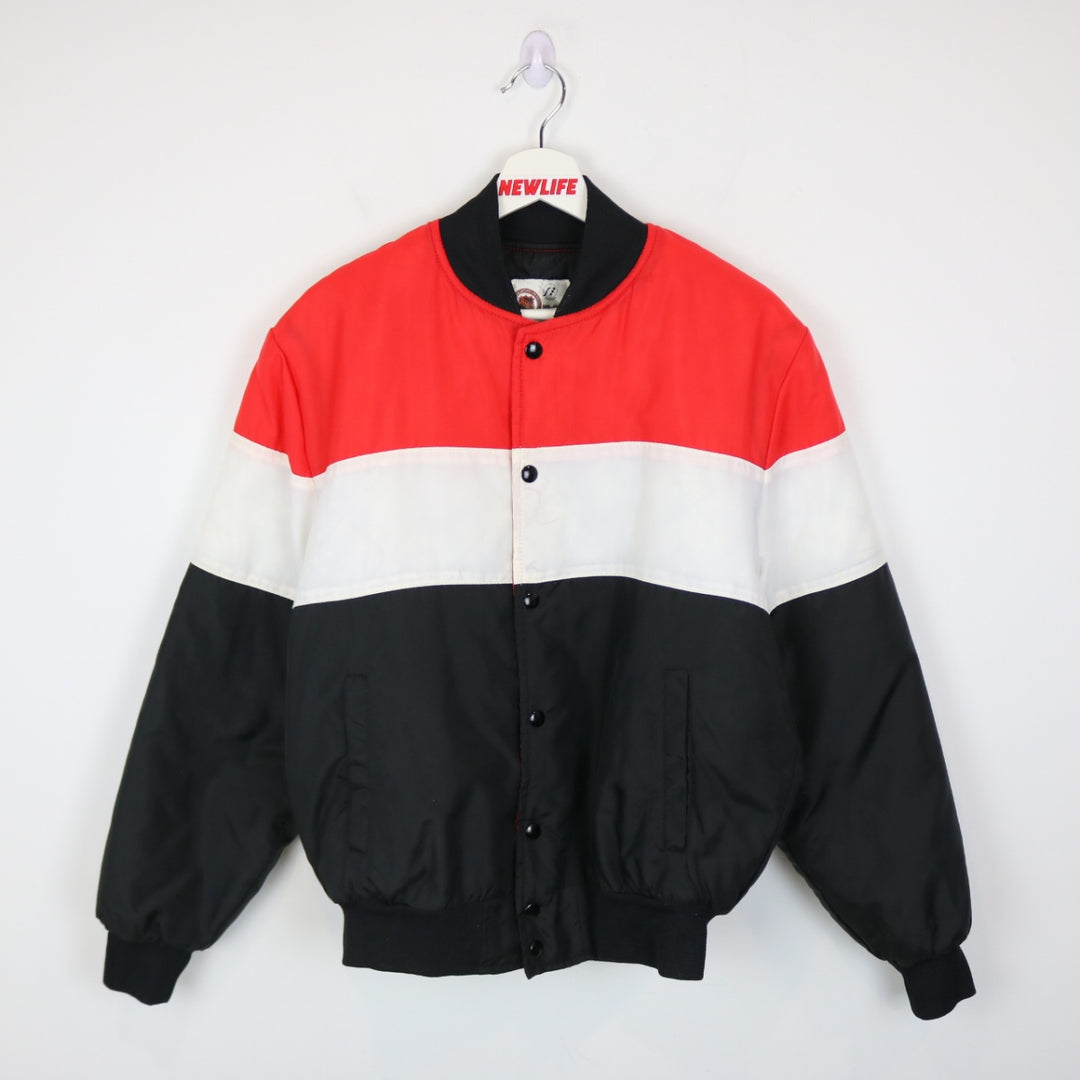 Vintage 80's Ottawa Senators Quilt Lined Bomber Jacket - M-NEWLIFE Clothing