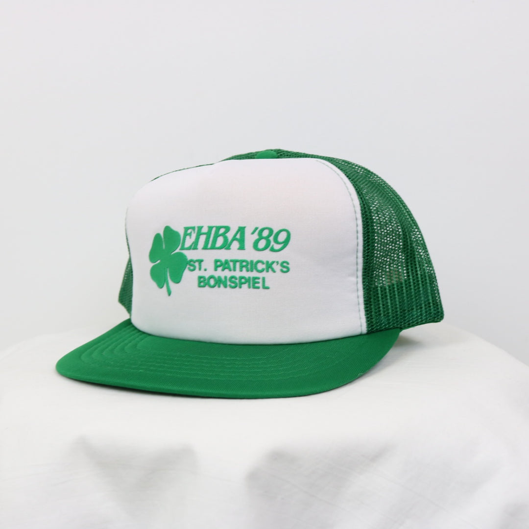 Vintage 1989 St. Patricks Bonspeil Trucker Hat - OS-NEWLIFE Clothing