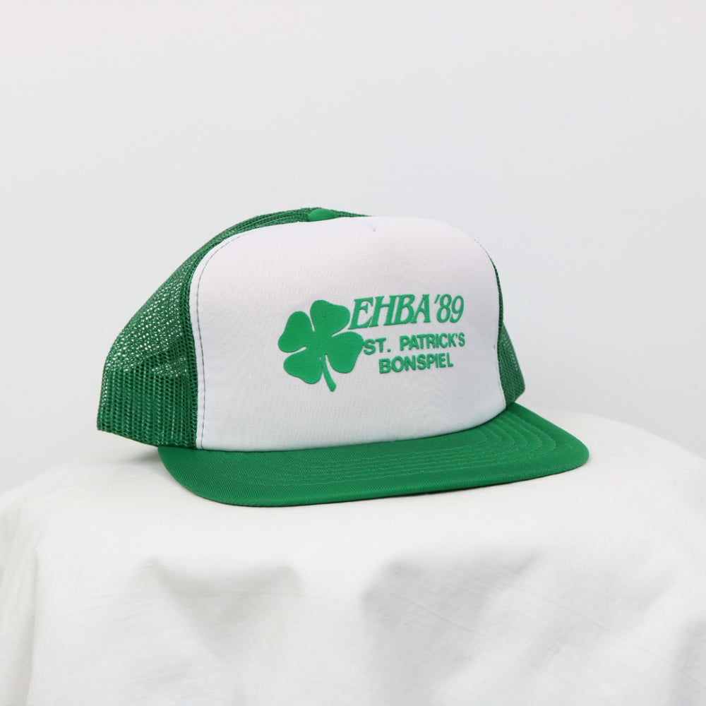 Vintage 1989 St. Patricks Bonspeil Trucker Hat - OS-NEWLIFE Clothing