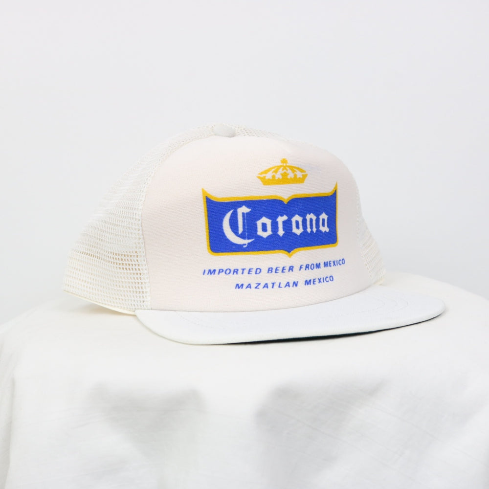 Vintage 80's Corona Beer Trucker Hat - OS-NEWLIFE Clothing