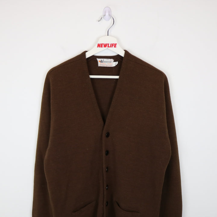 Vintage 80's Warren Knit Cardigan Sweater - S-NEWLIFE Clothing