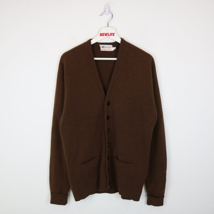Vintage 80's Warren Knit Cardigan Sweater - S-NEWLIFE Clothing