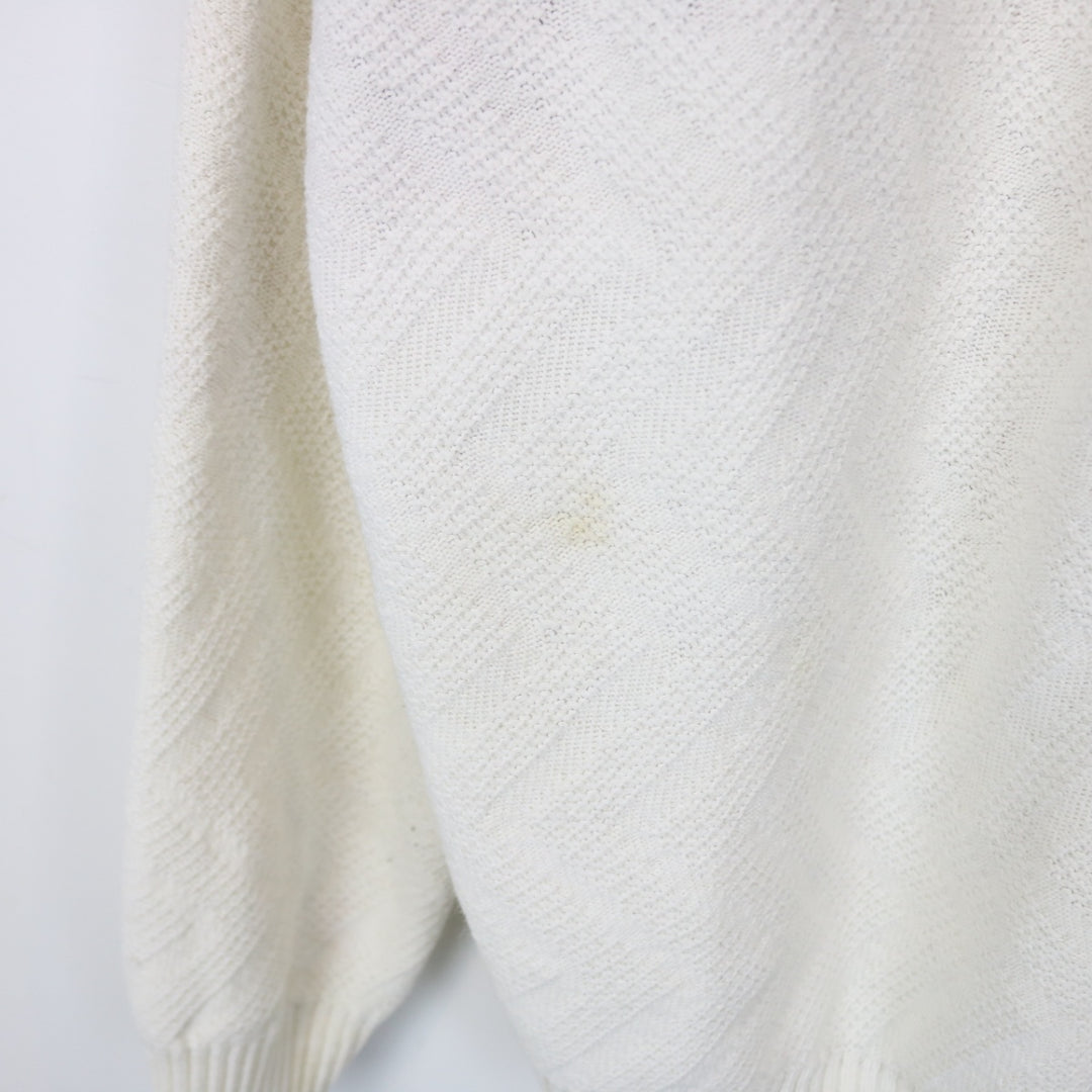 Vintage 80's Prince Bellini Patterned Knit Sweater - L-NEWLIFE Clothing